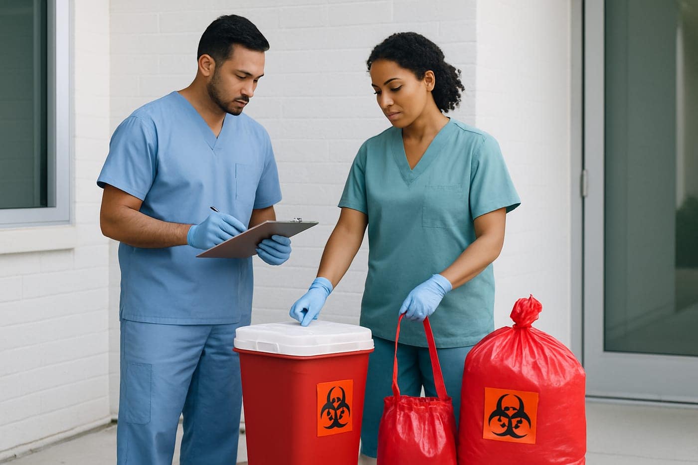 The Bio Med Solutions Gulf Coast pickup region