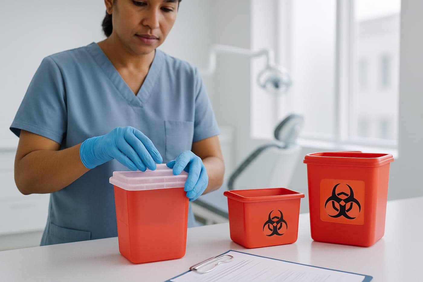 Compliant waste handling for dental practices