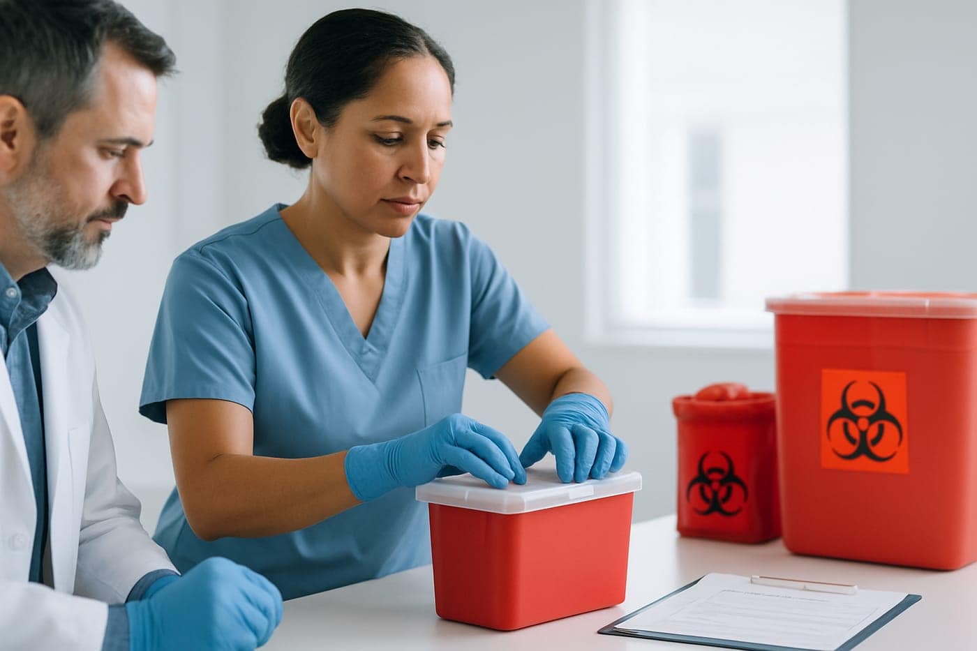 Compliant waste handling for home-health agencies