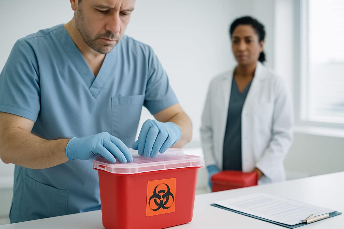 Compliant waste handling for med spas