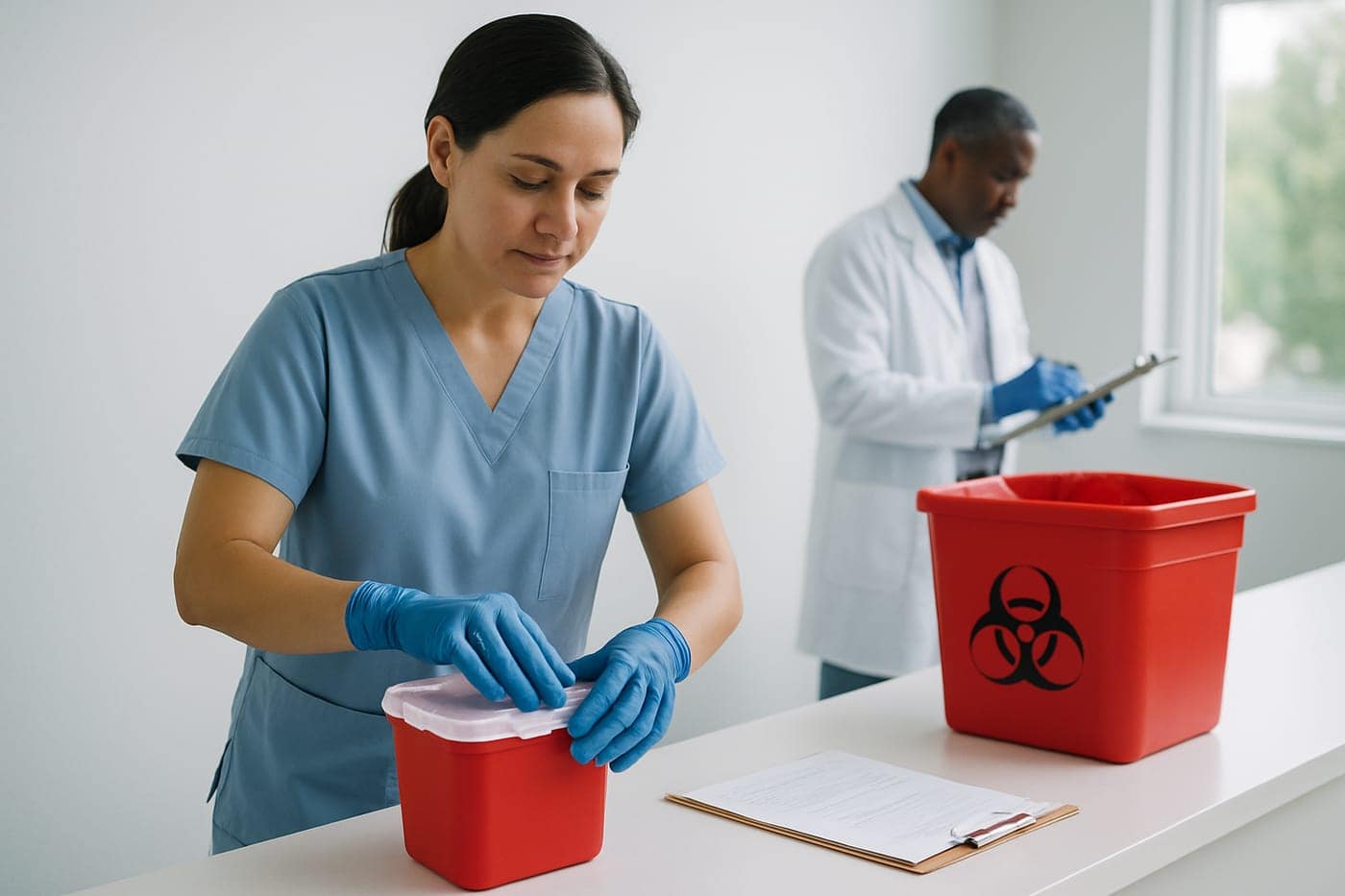 Compliant waste handling for school u0026 campus clinics