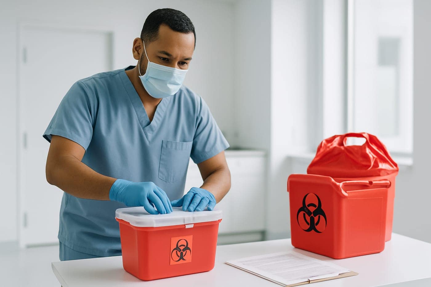 Compliant waste handling for ambulatory surgery centers