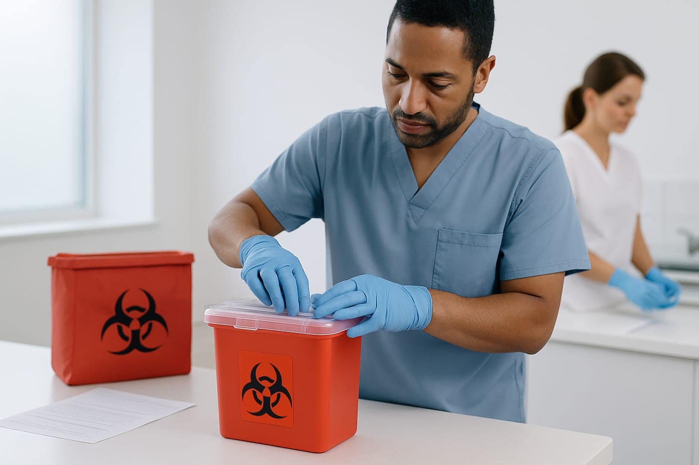 Compliant waste handling for tattoo u0026 piercing studios