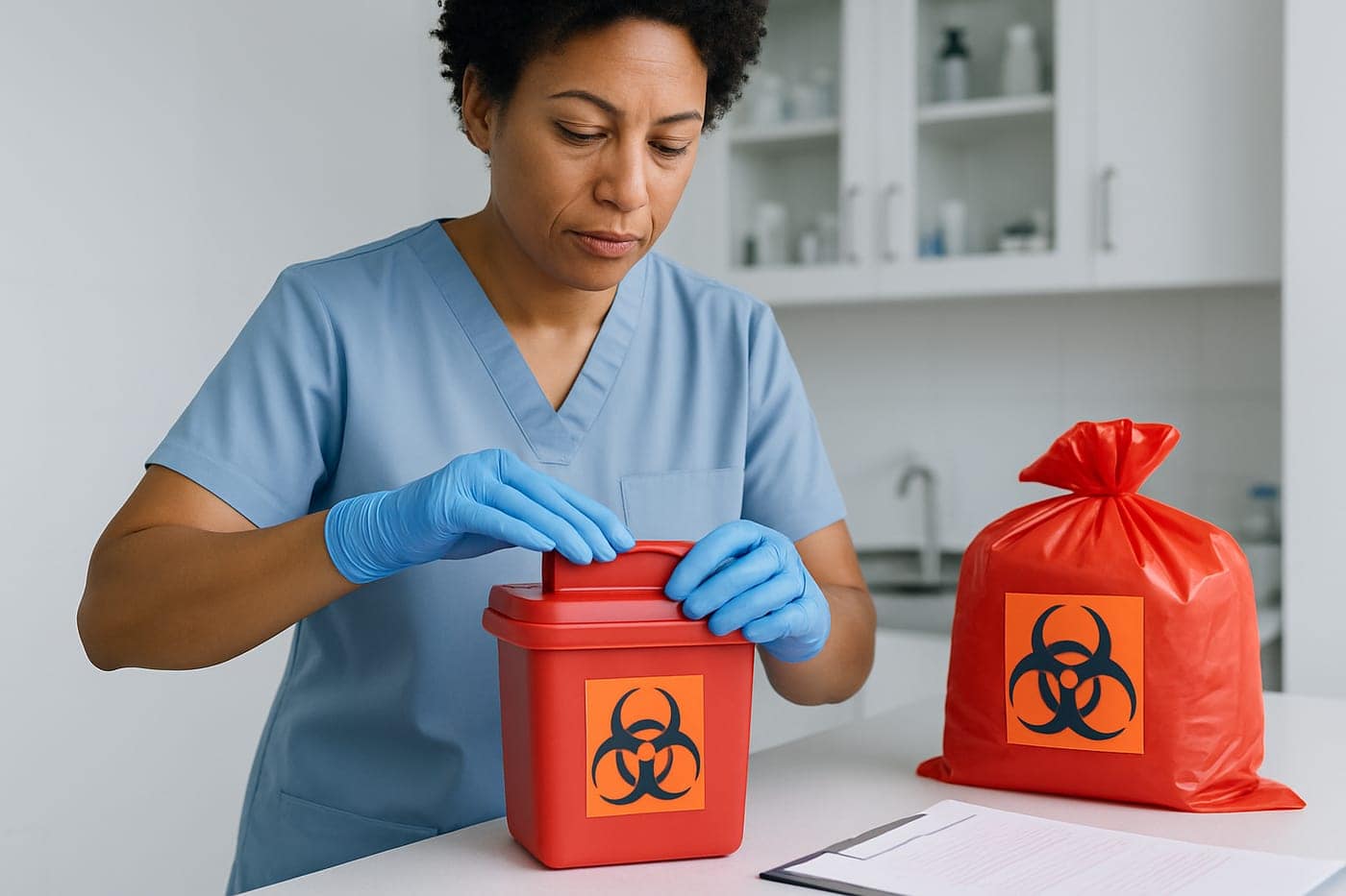 Compliant waste handling for veterinary clinics