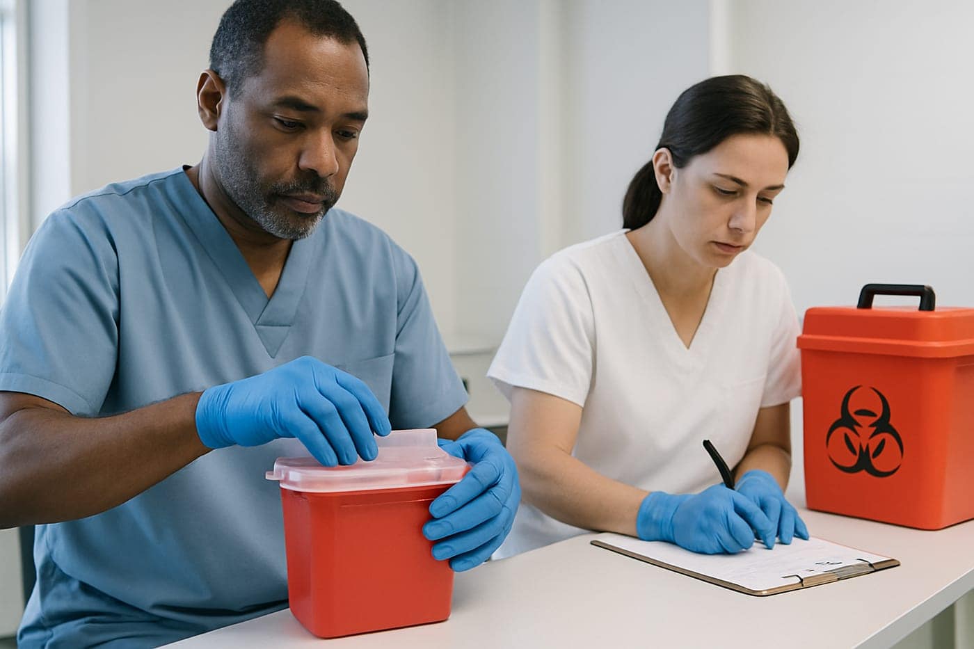 Compliant waste handling for correctional facilities