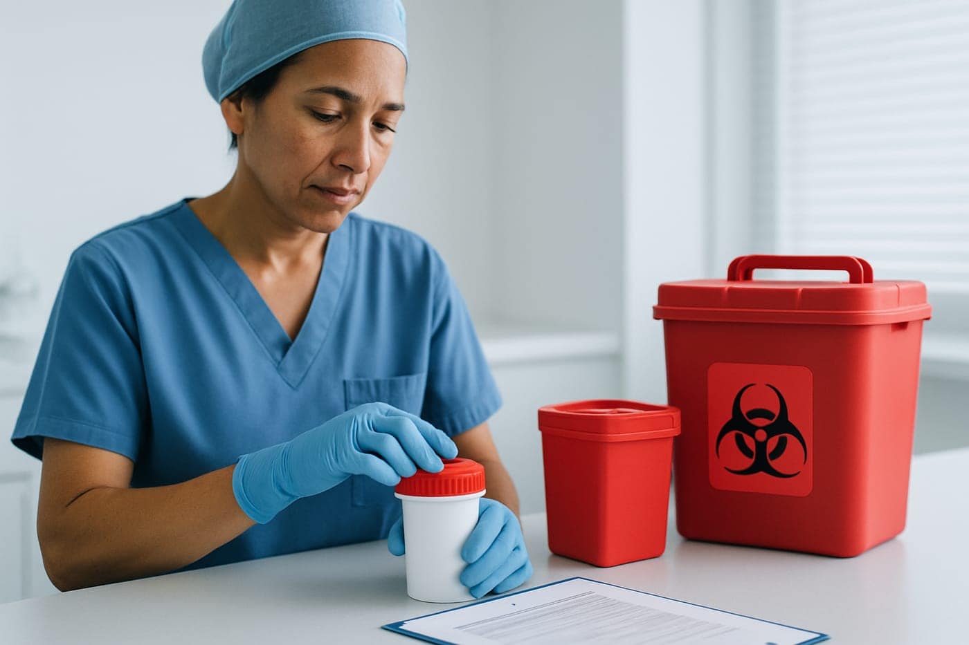 Compliant waste handling for fertility and IVF clinics