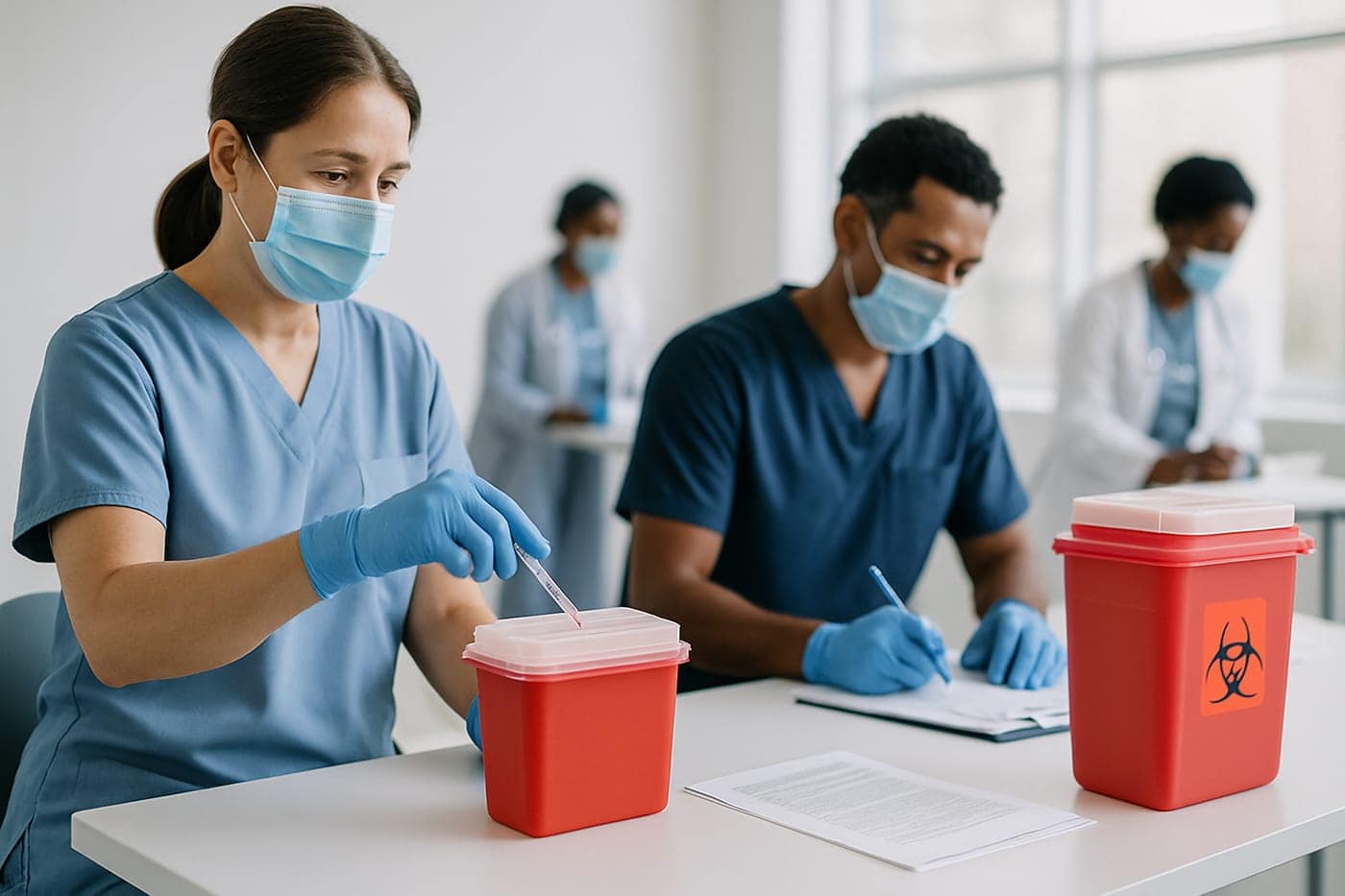 Compliant waste handling for public health departments